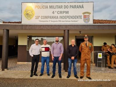 10ª CIA Independente da Polícia Militar realiza cerimônia em comemoração aos 170 da Policia Militar do Paraná.