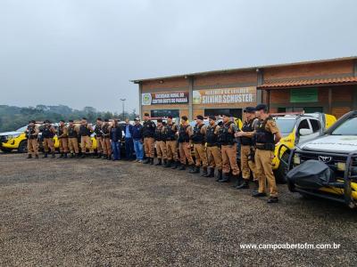 Lançada em Laranjeiras do Sul a operação Semeando Segurança