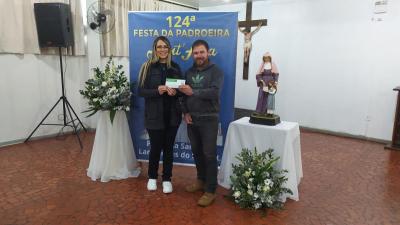 LS: Entrega dos prêmios da contribuição premiada da festa de Sant' Ana foi realizada nesta segunda (12).