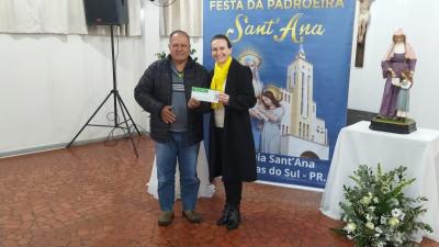 LS: Entrega dos prêmios da contribuição premiada da festa de Sant' Ana foi realizada nesta segunda (12).