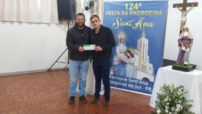 LS: Entrega dos prêmios da contribuição premiada da festa de Sant' Ana foi realizada nesta segunda (12).