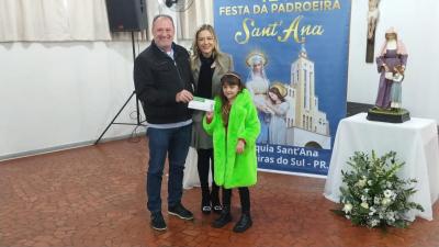 LS: Entrega dos prêmios da contribuição premiada da festa de Sant' Ana foi realizada nesta segunda (12).