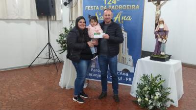 LS: Entrega dos prêmios da contribuição premiada da festa de Sant' Ana foi realizada nesta segunda (12).