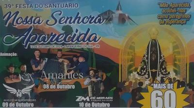 LS: Lançada programação da 39ª Festa do Santuário Nossa Senhora Aparecida