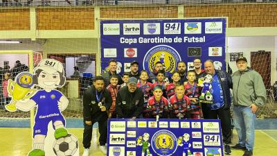 Conheça os Campeões da Copa Garotinho de Futsal Categorias de Base 2024