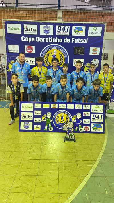 Conheça os Campeões da Copa Garotinho de Futsal Categorias de Base 2024