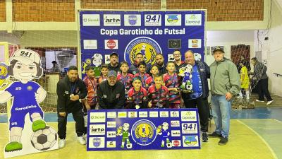 Conheça os Campeões da Copa Garotinho de Futsal Categorias de Base 2024