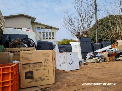 ACA realizou mais uma campanha de Desacate do Lixo Eletroeletrônico com sucesso em Laranjeiras do Sul