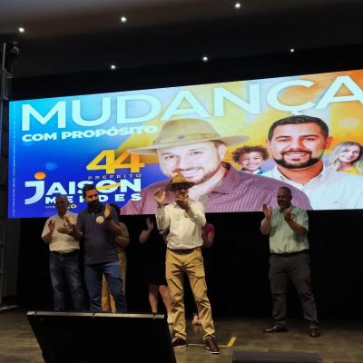 Jaison Mendes faz lançamento oficial da campanha