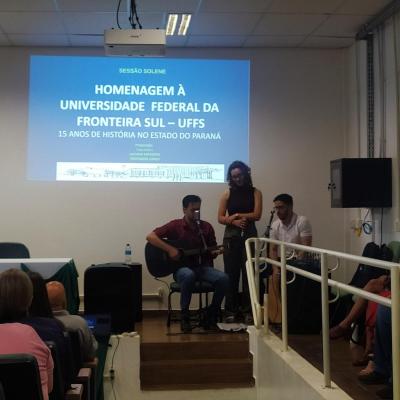 Comunidade prestigia homenagem pelos 15 anos da UFFS