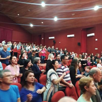 Banda da PMPR encanta público laranjeirense