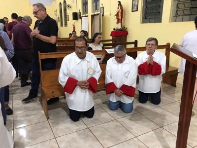 Missa com Novenas em louvor a São Miguel reuniu dezenas de Fiéis neste sábado (21)