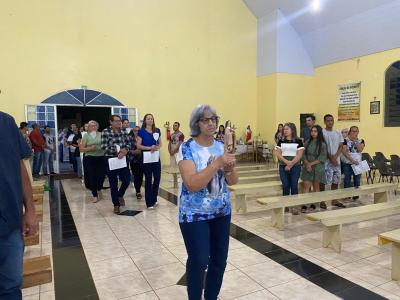 Missa com Novenas em louvor a São Miguel reuniu dezenas de Fiéis neste sábado (21)