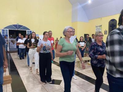 Missa com Novenas em louvor a São Miguel reuniu dezenas de Fiéis neste sábado (21)