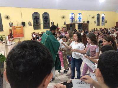 3º dia da Novena em louvor a São Miguel teve a participação da Comunidade Frei Galvão e RCC