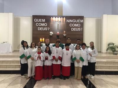 3º dia da Novena em louvor a São Miguel teve a participação da Comunidade Frei Galvão e RCC