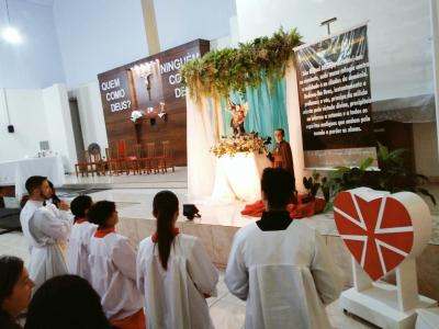 4º dia das Missas com Novenas no Bairro São Miguel teve a participação da Capela São Marcos e MMJX