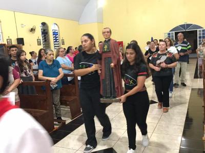 4º dia das Missas com Novenas no Bairro São Miguel teve a participação da Capela São Marcos e MMJX