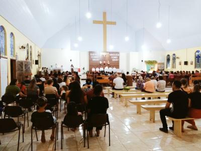 4º dia das Missas com Novenas no Bairro São Miguel teve a participação da Capela São Marcos e MMJX