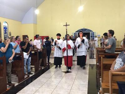 4º dia das Missas com Novenas no Bairro São Miguel teve a participação da Capela São Marcos e MMJX