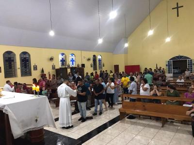 4º dia das Missas com Novenas no Bairro São Miguel teve a participação da Capela São Marcos e MMJX