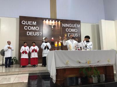 4º dia das Missas com Novenas no Bairro São Miguel teve a participação da Capela São Marcos e MMJX