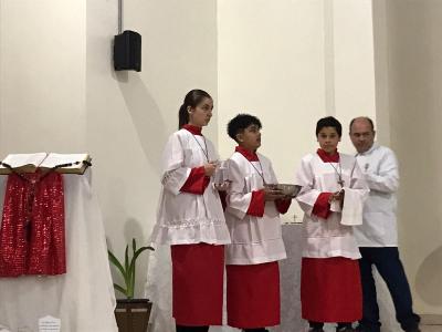 4º dia das Missas com Novenas no Bairro São Miguel teve a participação da Capela São Marcos e MMJX