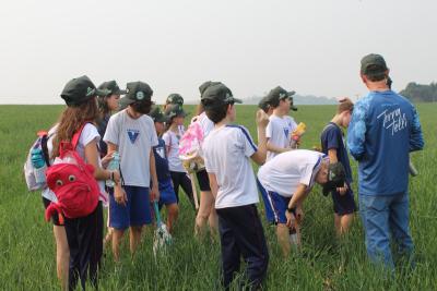 Projeto "Vivenciando a Prática" leva alunos ao dia a dia de uma propriedade rural em Rio Bonito do Iguaçu