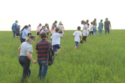 Projeto "Vivenciando a Prática" leva alunos ao dia a dia de uma propriedade rural em Rio Bonito do Iguaçu