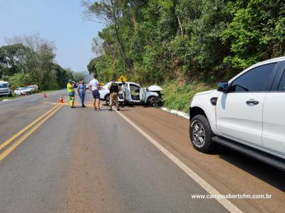 LS: Grave acidente com veículo furtado em cascavel resulta em um morto na BR 277