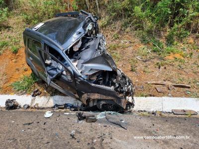 LS: Grave acidente com veículo furtado em cascavel resulta em um morto na BR 277