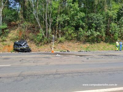 LS: Grave acidente com veículo furtado em cascavel resulta em um morto na BR 277