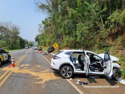 LS: Grave acidente com veículo furtado em cascavel resulta em um morto na BR 277