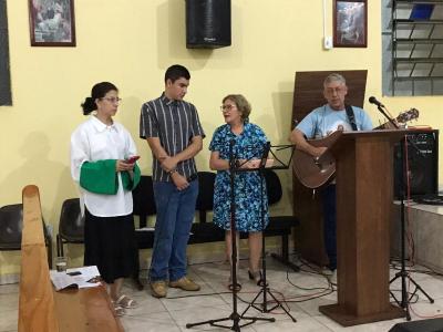 6º Dia das Missas com Novenas no Bairro São Miguel de Laranjeiras do Sul foi Presidida pelo Padre Sebastião Gulart