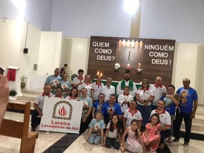 6º Dia das Missas com Novenas no Bairro São Miguel de Laranjeiras do Sul foi Presidida pelo Padre Sebastião Gulart