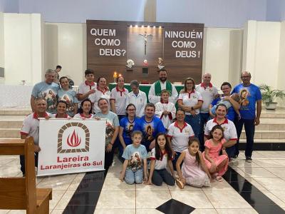 6º Dia das Missas com Novenas no Bairro São Miguel de Laranjeiras do Sul foi Presidida pelo Padre Sebastião Gulart