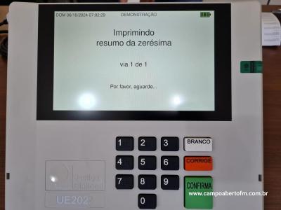 Preparação das urnas eletrônicas para as eleições 2024 é concluída em Laranjeiras do Sul