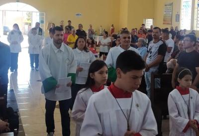 Festa em louvor a São Miguel em Laranjeiras do Sul atraiu centenas de fiéis