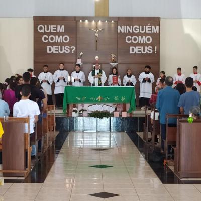 Festa em louvor a São Miguel em Laranjeiras do Sul atraiu centenas de fiéis