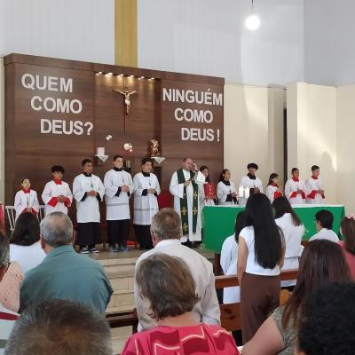 Festa em louvor a São Miguel em Laranjeiras do Sul atraiu centenas de fiéis