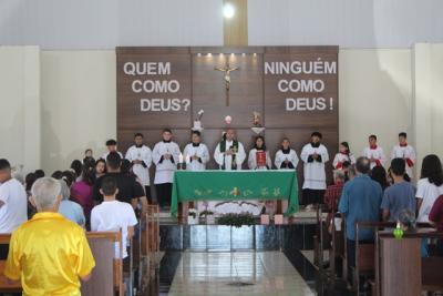 Festa em louvor a São Miguel em Laranjeiras do Sul atraiu centenas de fiéis