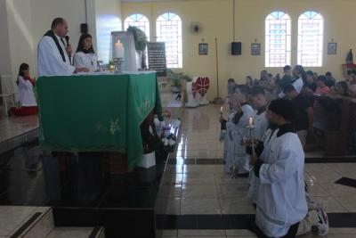 Festa em louvor a São Miguel em Laranjeiras do Sul atraiu centenas de fiéis