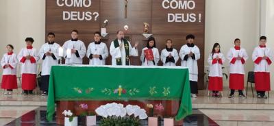 Festa em louvor a São Miguel em Laranjeiras do Sul atraiu centenas de fiéis