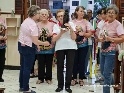 LS: Celebração de peregrinação da Imagem de Nossa Senhora Aparecida abriu a programação religiosa da festa