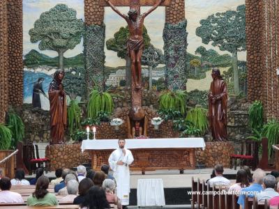 LS: Celebração de peregrinação da Imagem de Nossa Senhora Aparecida abriu a programação religiosa da festa