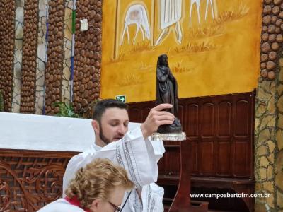 LS: Celebração de peregrinação da Imagem de Nossa Senhora Aparecida abriu a programação religiosa da festa