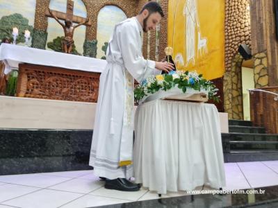 LS: Celebração de peregrinação da Imagem de Nossa Senhora Aparecida abriu a programação religiosa da festa