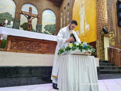 LS: Celebração de peregrinação da Imagem de Nossa Senhora Aparecida abriu a programação religiosa da festa