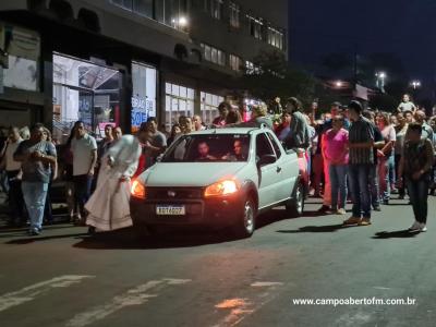 LS: Celebração de peregrinação da Imagem de Nossa Senhora Aparecida abriu a programação religiosa da festa