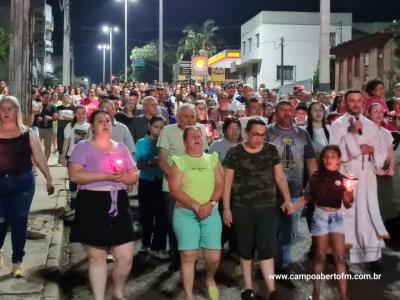 LS: Celebração de peregrinação da Imagem de Nossa Senhora Aparecida abriu a programação religiosa da festa